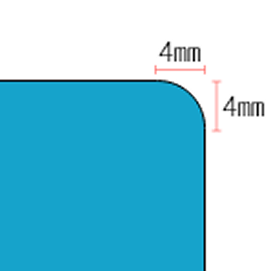 귀도리 4mm 반경 도해